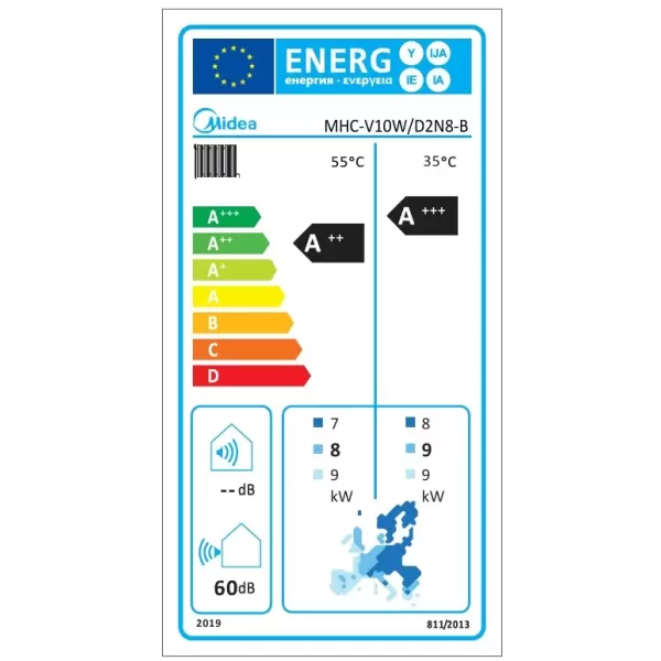 Midea M-Thermal Arctic Series MHC-V10W/D2N8-B Αντλία θερμότητας